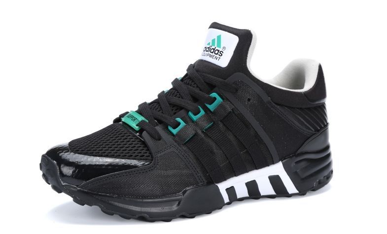 Adidas Equipment 93 Support "Running" черные с зеленым (40-44)