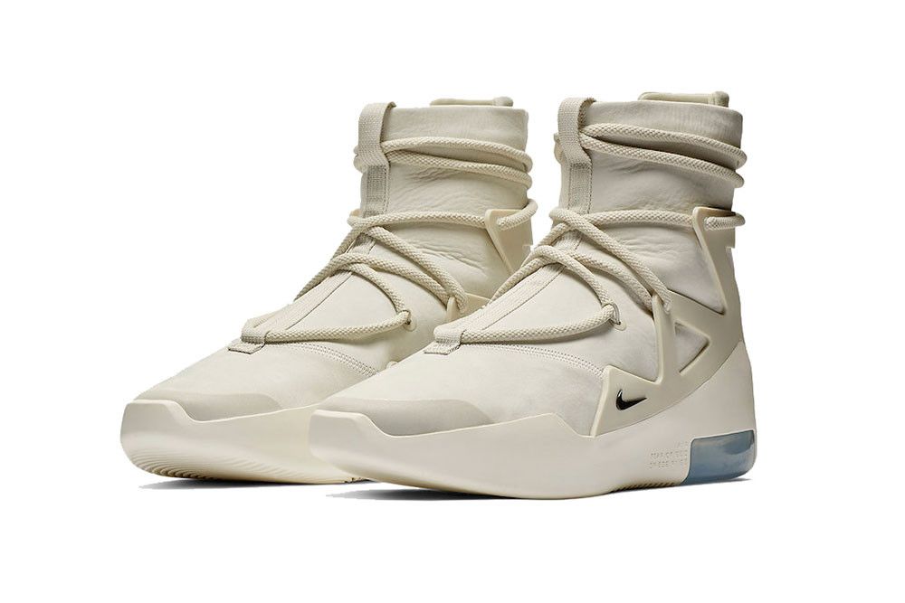 Nike Air Shoot Around "Fear of God", белый, нейлон, мужские