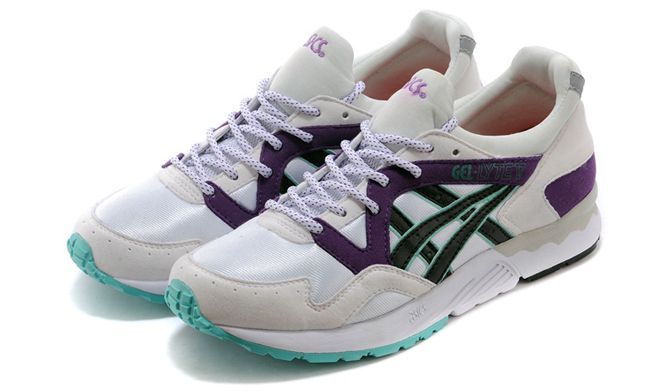 Asics Gel Lyte 5 белые с фиолетовые (39-44)