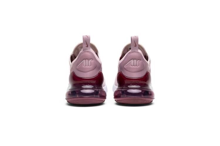 Nike Air Max 270, розовые с бордовым, нейлон, женские
