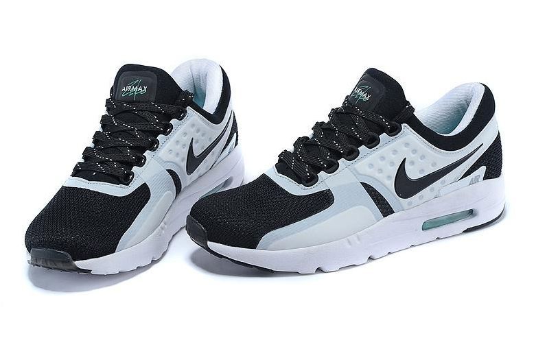 Nike Air Max Zero, черный, белый, нейлон, мужские