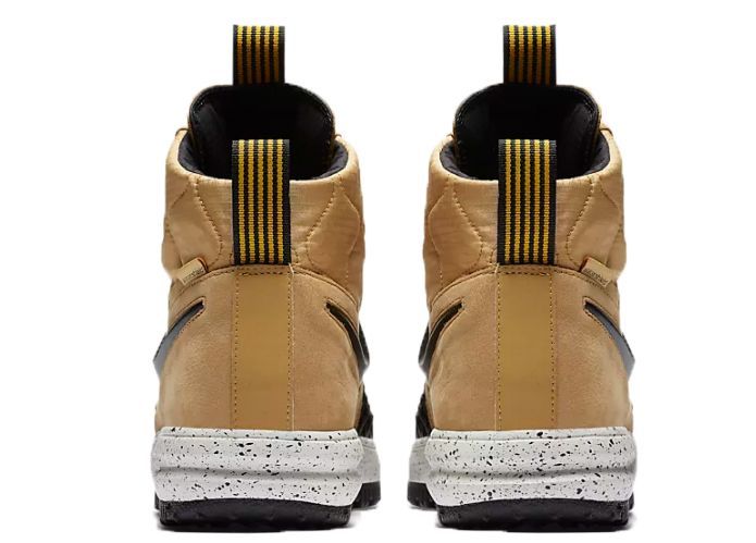 Nike Air Force 1 Lunar Duckboot, черный, бежевый, кожа, мужские