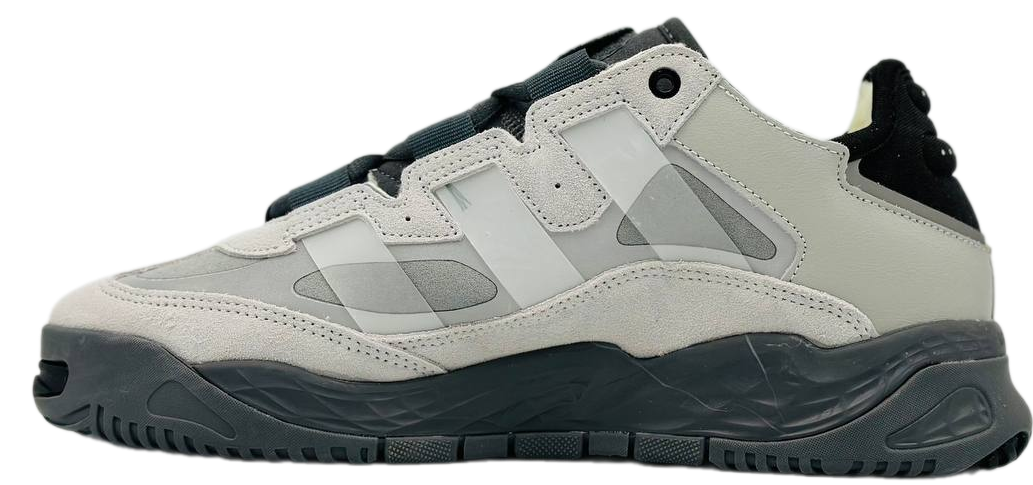 Adidas Niteball Grey/Beige с мехом