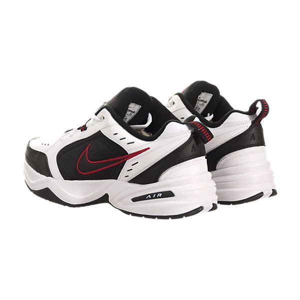 Nike Air Monarch, черный с белым, кожа, мужские, зимние