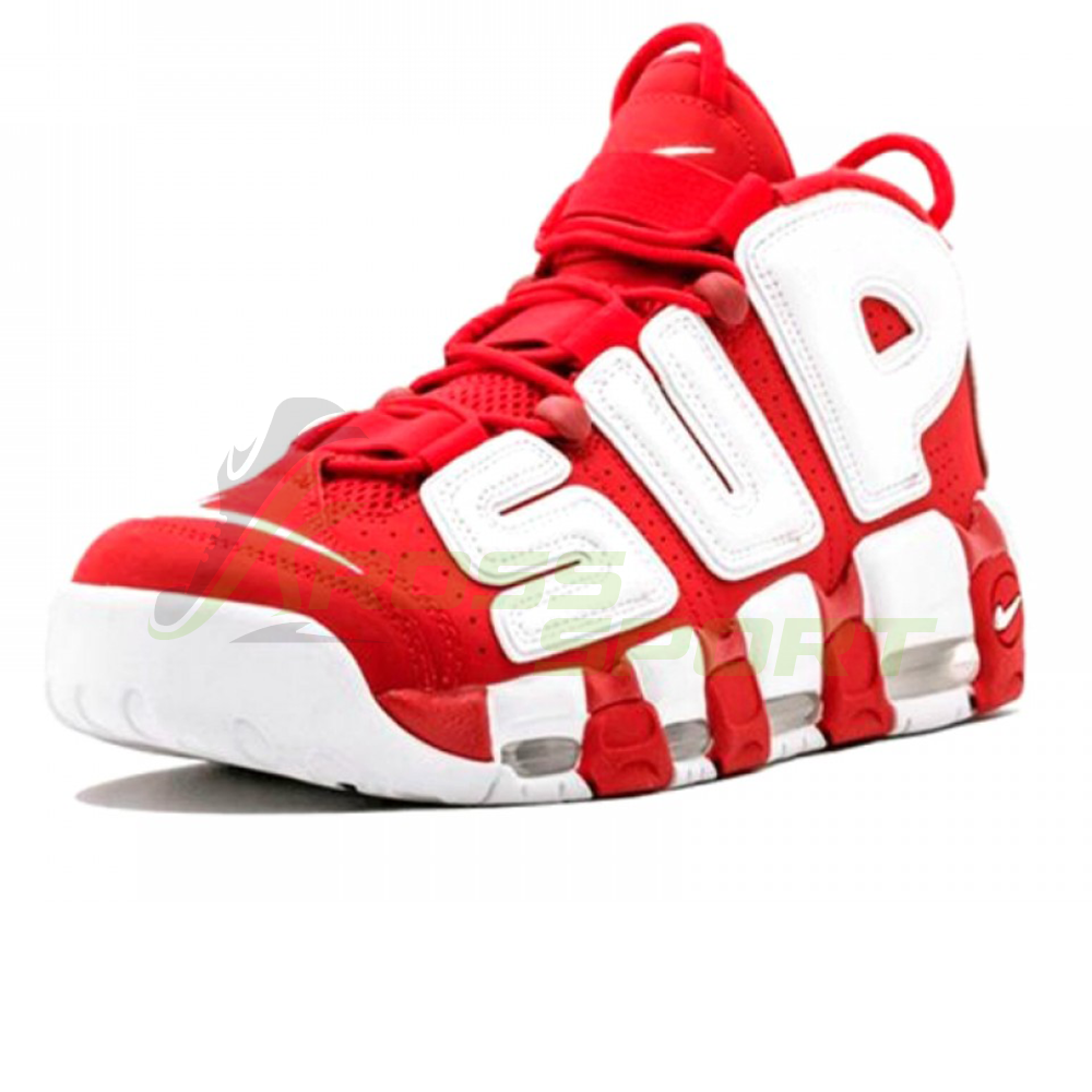  Nike Air More Uptempo X Supreme Red/White