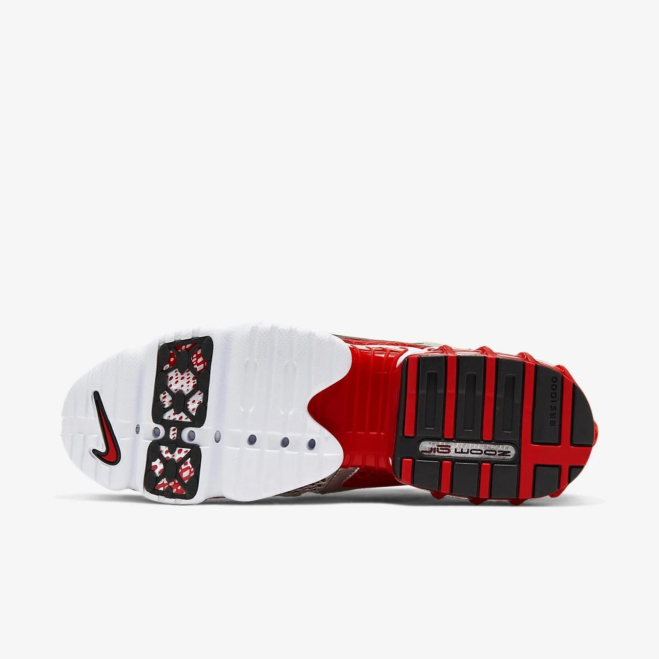 Nike Air Zoom Spiridon Caged 2, белый с красным, текстиль, сетка, мужские, женские
