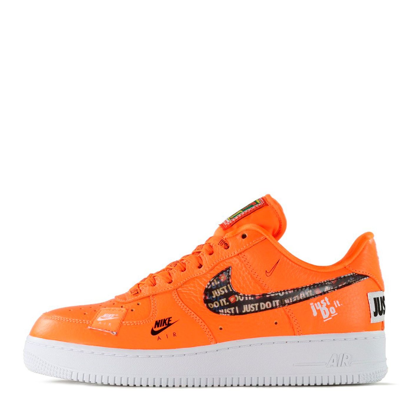 Nike Air Force х OFF White, оранжевый, кожа, мужские, женские