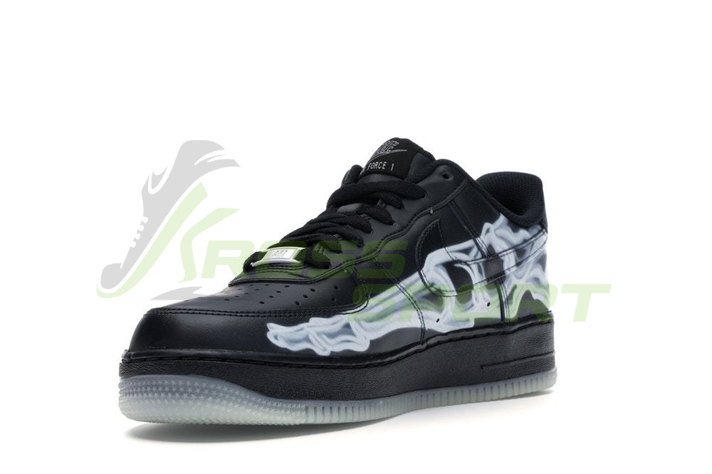  Nike Air Force 1 Low Skeleton Black